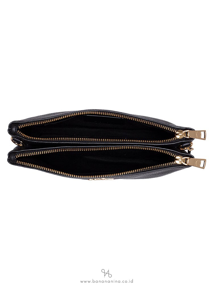 COACH 34265 Pebbled Leather Lyla Crossbosy Black