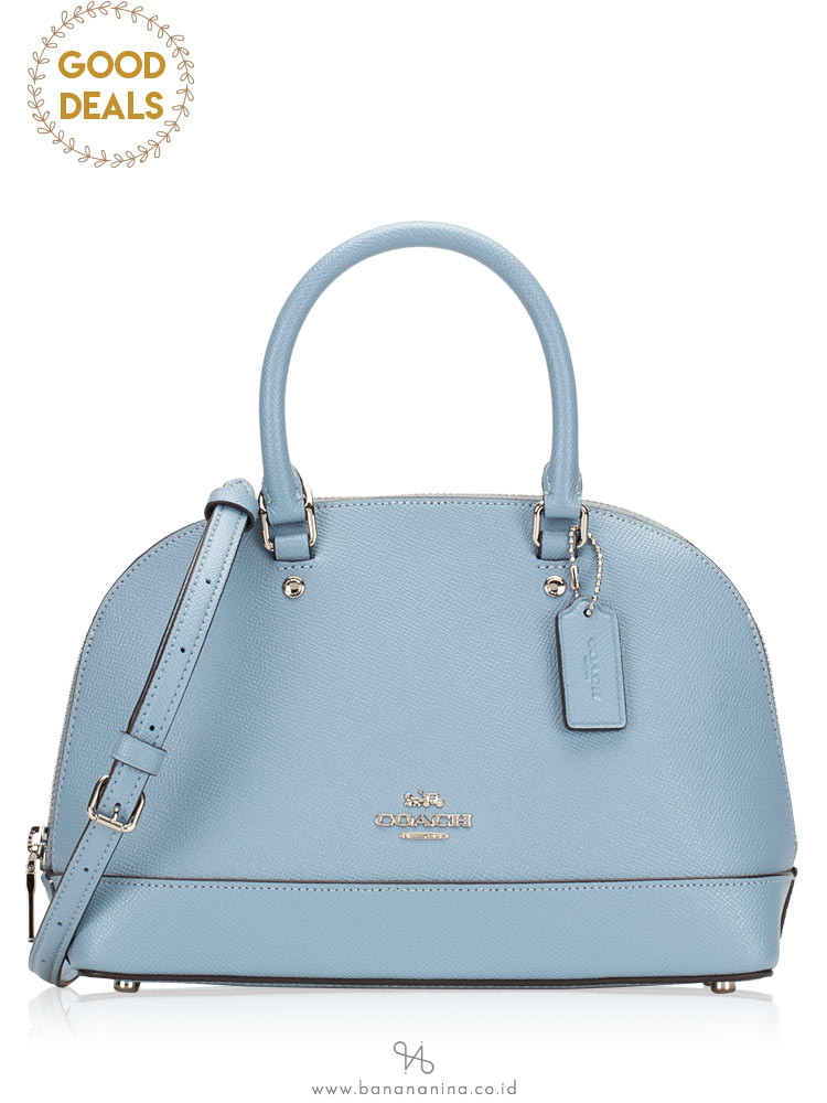 COACH 27591 Crossgrain Mini Sierra Satchel Cornflower