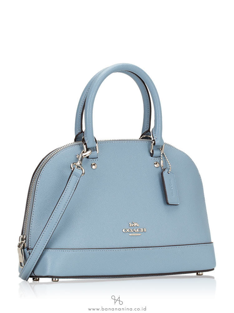 COACH 27591 Crossgrain Mini Sierra Satchel Cornflower