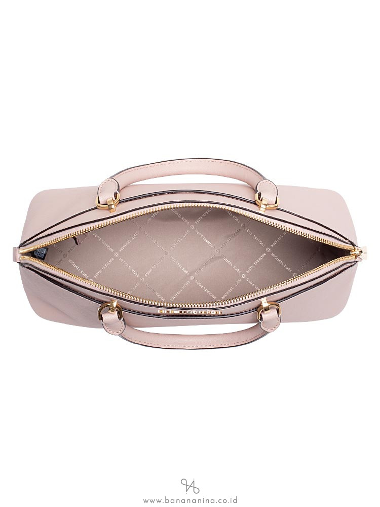 MICHAEL KORS Emmy Saffiano Large Dome Satchel Ballet