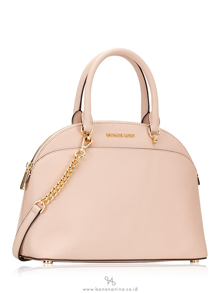 MICHAEL KORS Emmy Saffiano Large Dome Satchel Ballet