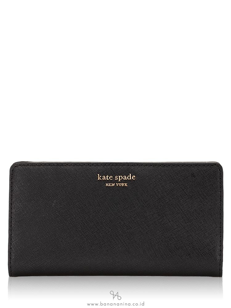 KATE SPADE Cameron Large Slim Bifold Wallet Black