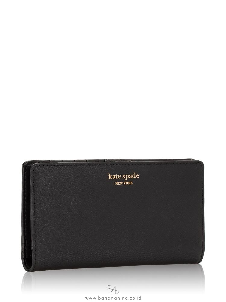 KATE SPADE Cameron Large Slim Bifold Wallet Black