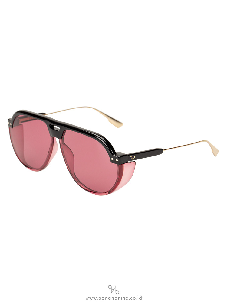DIOR 3H2U1 Aviator Sunglasses Black Pink