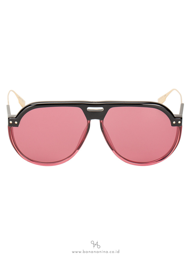 DIOR 3H2U1 Aviator Sunglasses Black Pink