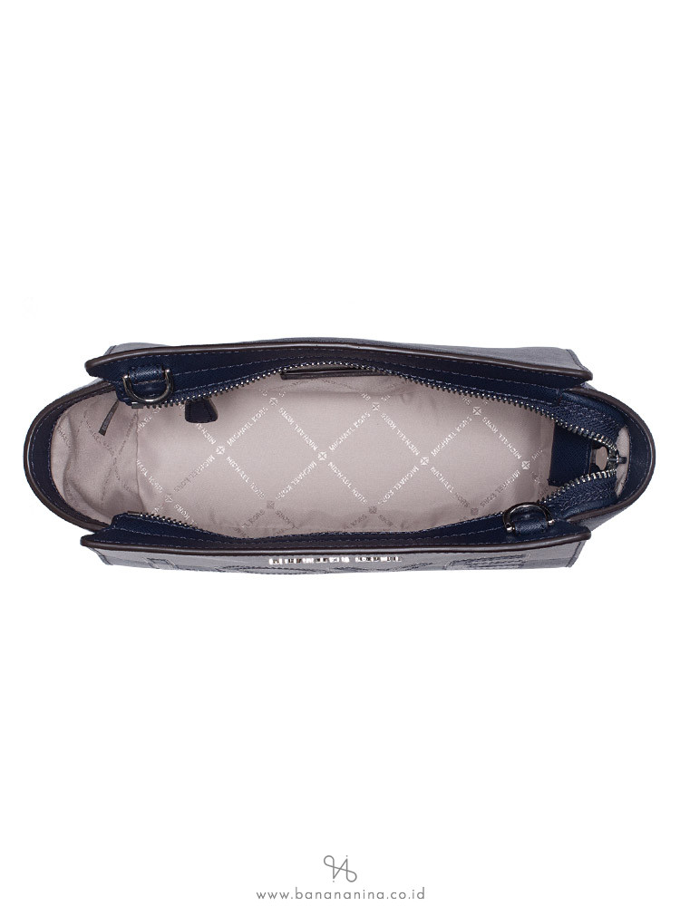 MICHAEL KORS Selma Love Medium Messenger Ash Grey Multi
