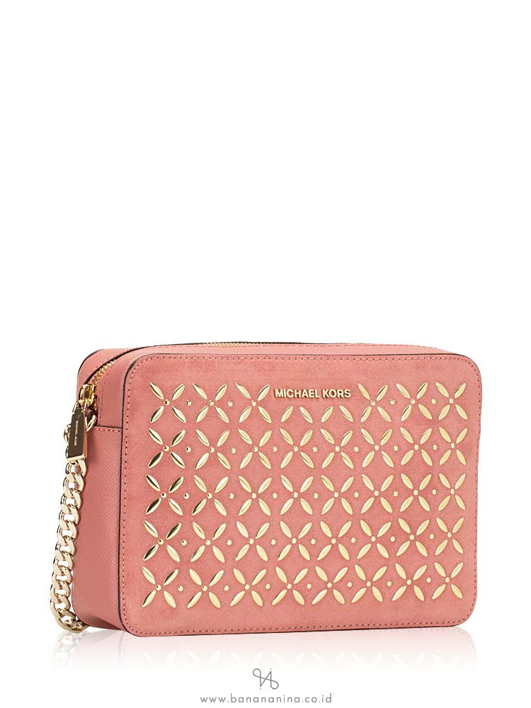 michael kors jet set large embellished leather crossbody