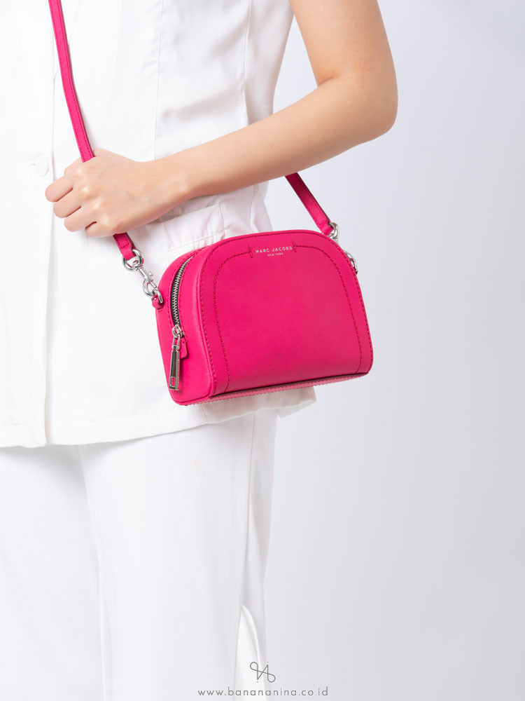 MARC JACOBS Playback Leather Crossbody Carnation