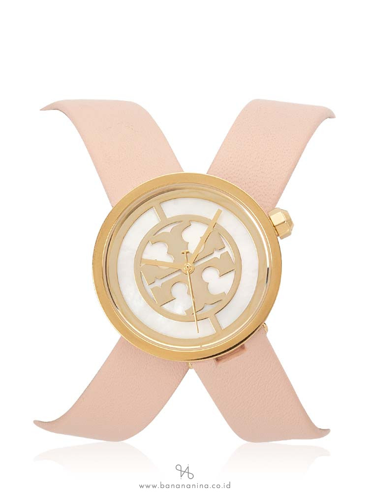 TORY BURCH TBW4030 Reva Double Wrap Strap Soft Pink