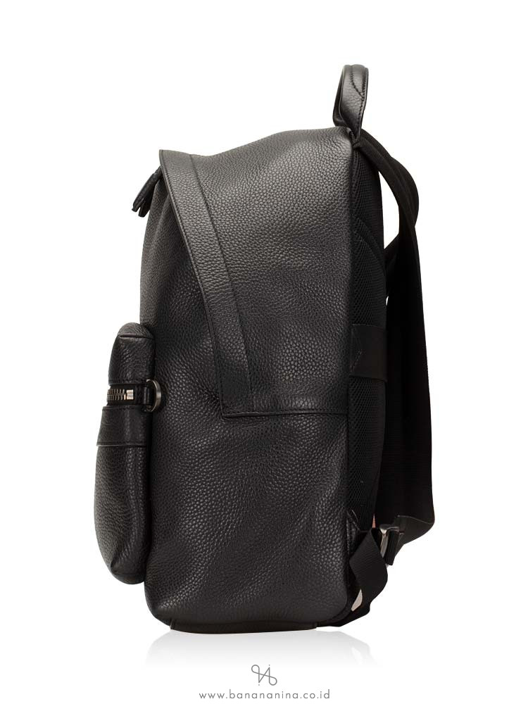 SALVATORE FERRAGAMO Leather Backpack Black