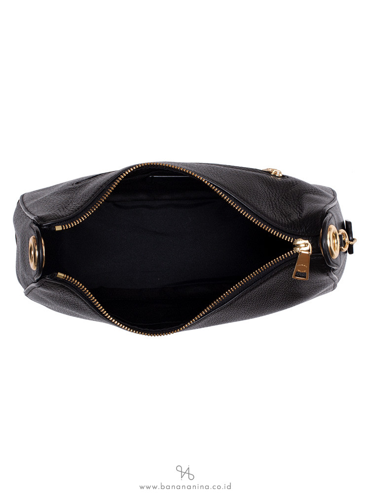 COACH 72702 Jes Leather Hobo Black