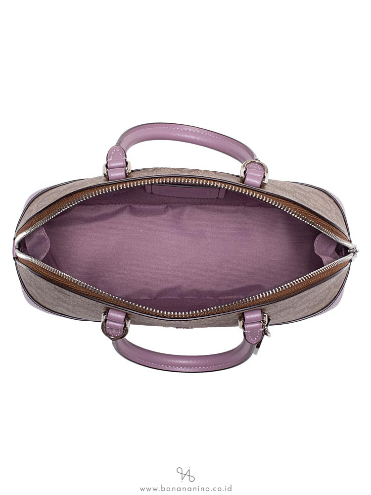 COACH 27583 Signature Mini Sierra Satchel Khaki Jasmine