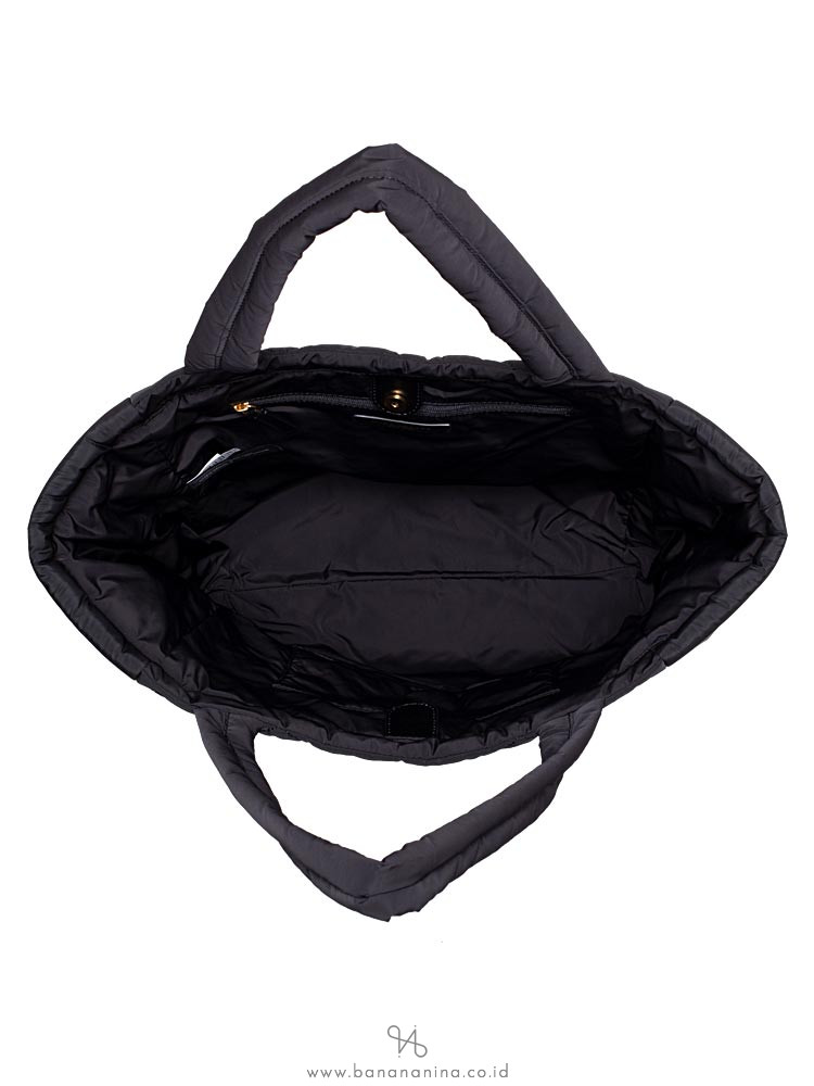 MARC JACOBS Quilted Nylon Tote Black