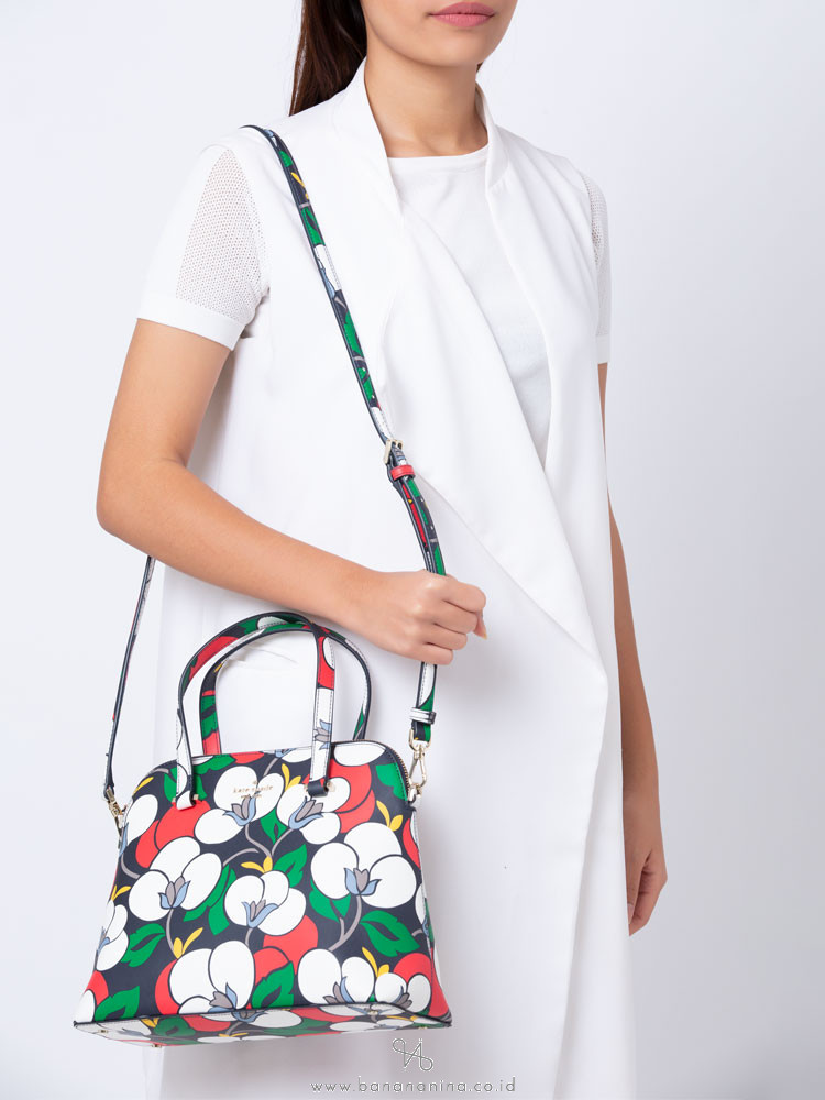 KATE SPADE Maise Breezy Floral Medium Dome Satchel Multi