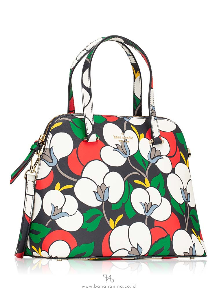 KATE SPADE Maise Breezy Floral Medium Dome Satchel Multi