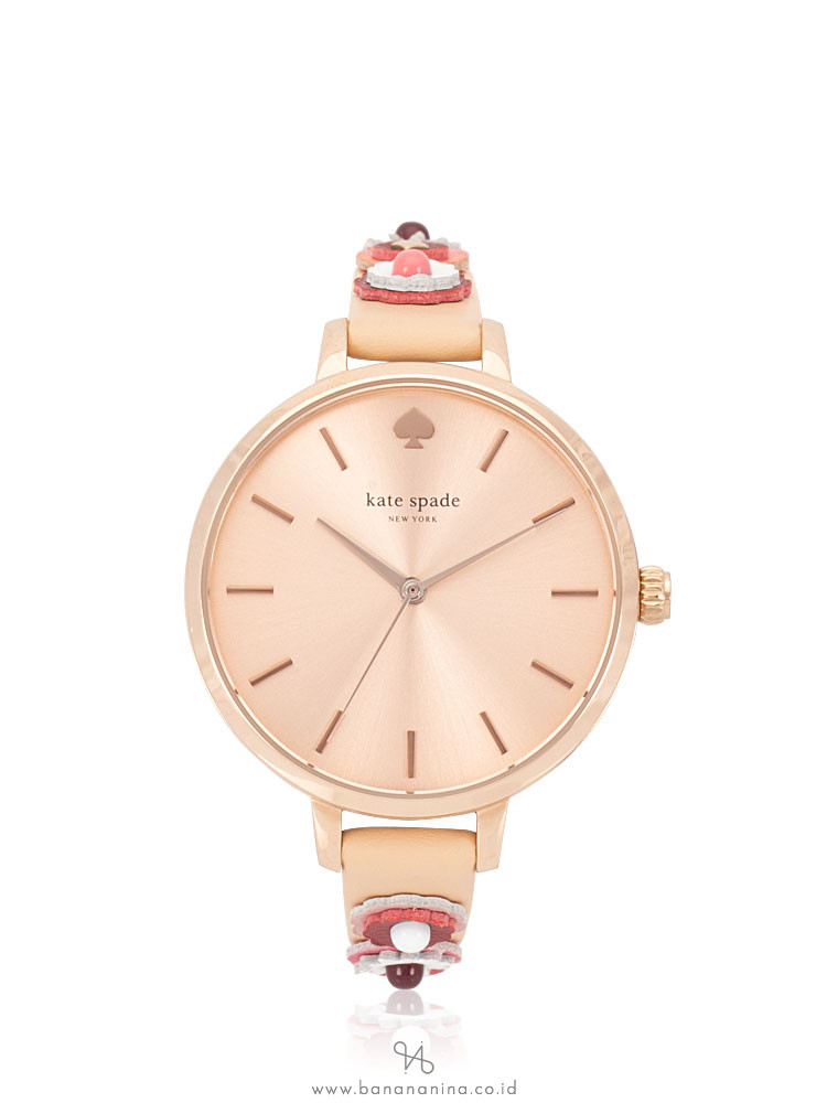KATE SPADE KSW1463 Metro Western Rivet Vachetta Leather Strap Nude