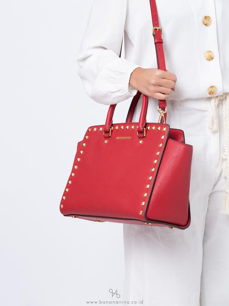 michael kors selma studded large