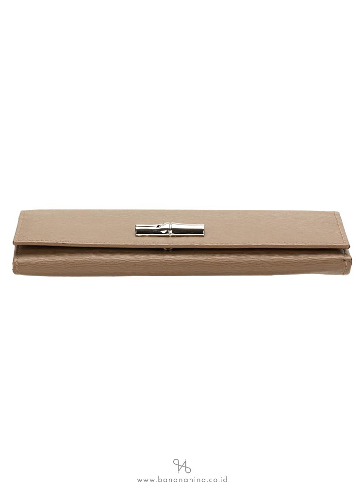 LONGCHAMP Roseau Long Wallet Taupe