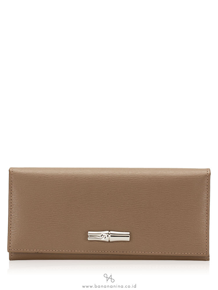 LONGCHAMP Roseau Long Wallet Taupe