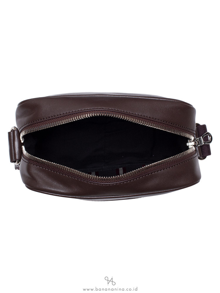 BALLY Men Oakview-SM Leather Messenger Brown