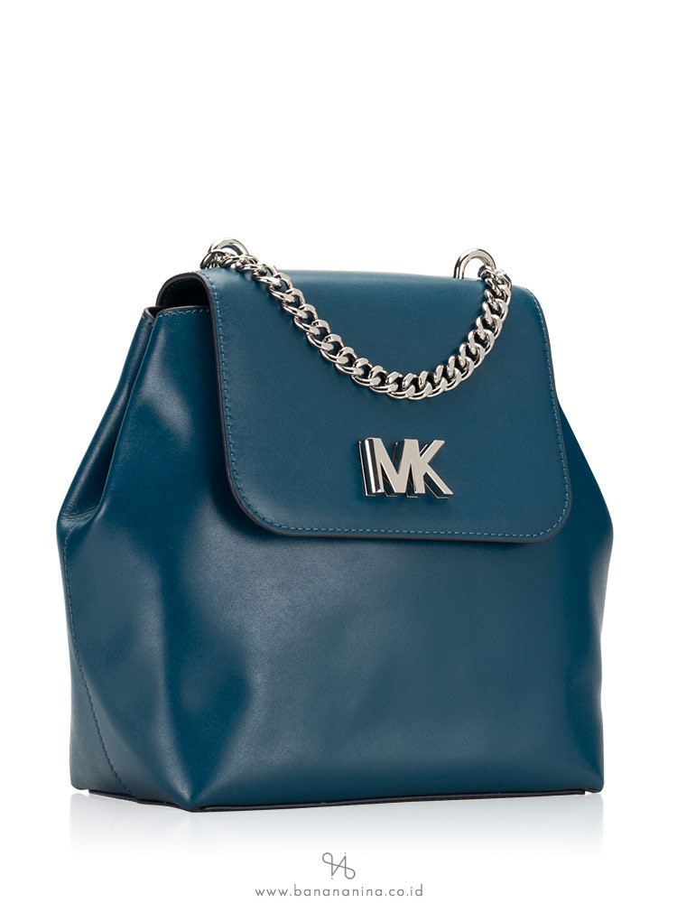mk mott leather backpack