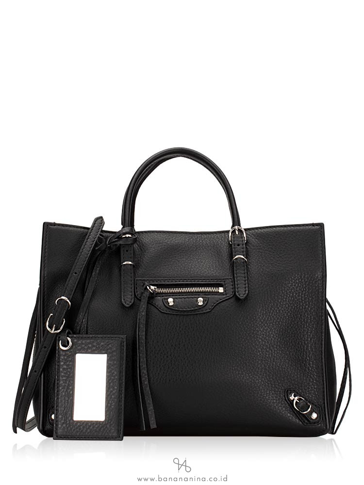 BALENCIAGA Papier A6 Satchel Black