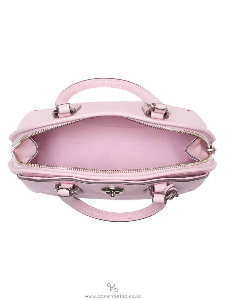 COACH 34940 Crossgrain Mini Prince Satchel Petal