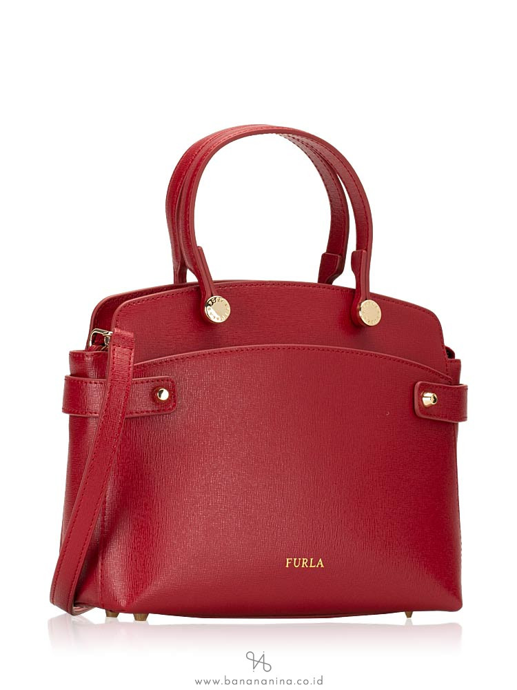 FURLA Agata Small Satchel Cabernet