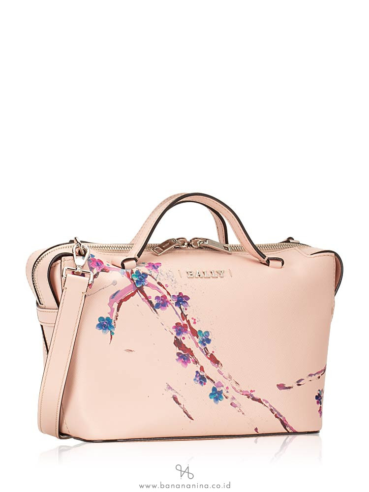 BALLY Supra Saffiano Bowling Bag Blush