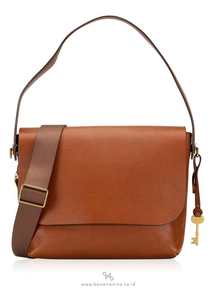 FOSSIL ZB7617200 Maya Large Flap Crossbody Brown
