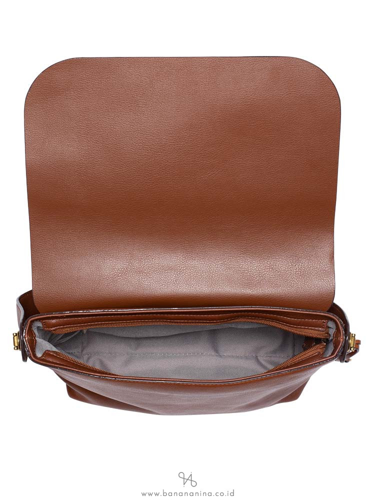 FOSSIL ZB7617200 Maya Large Flap Crossbody Brown