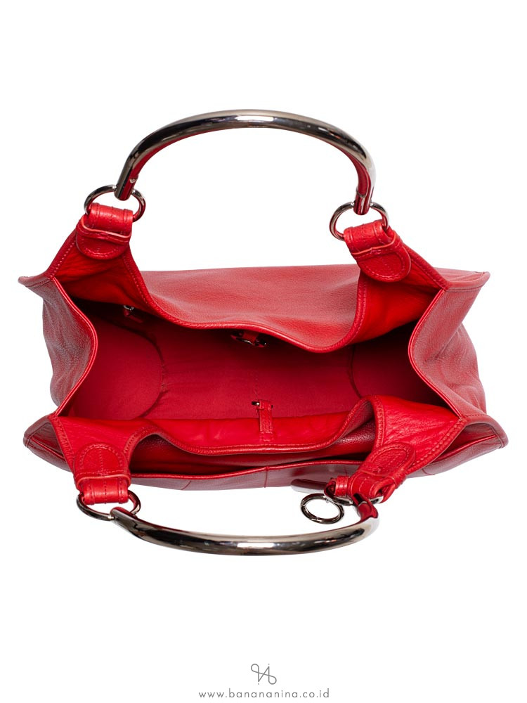 DIOR Grand Sac 61 Hobo Bag Red