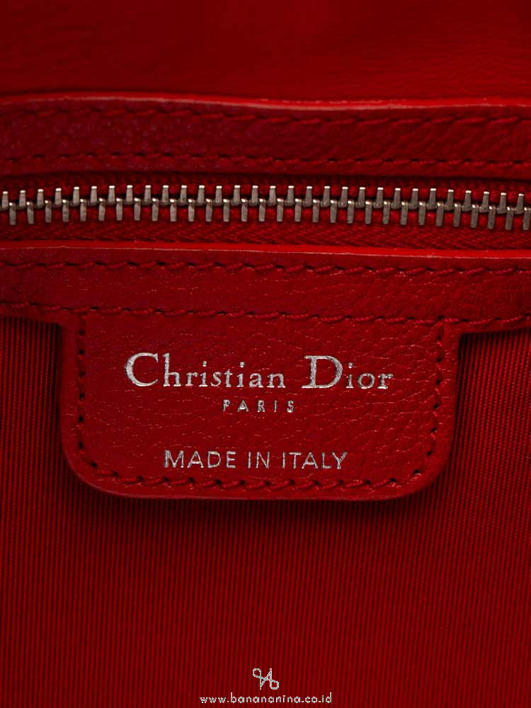 DIOR Grand Sac 61 Hobo Bag Red