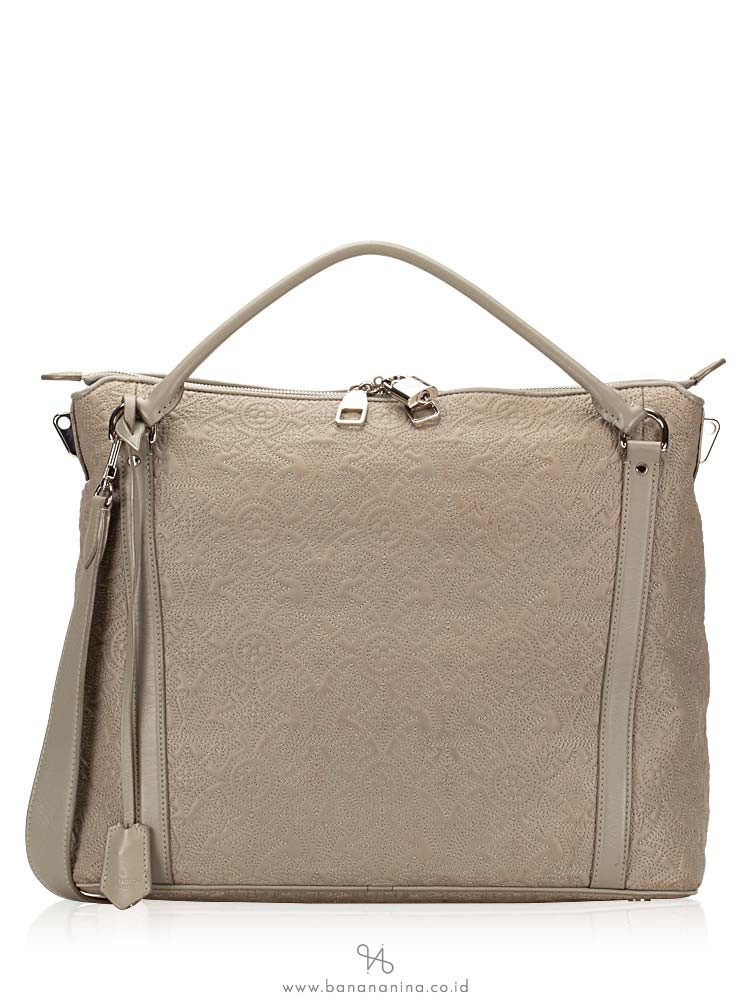 LOUIS VUITTON Monogram Antheia Ixia PM Gris Clair