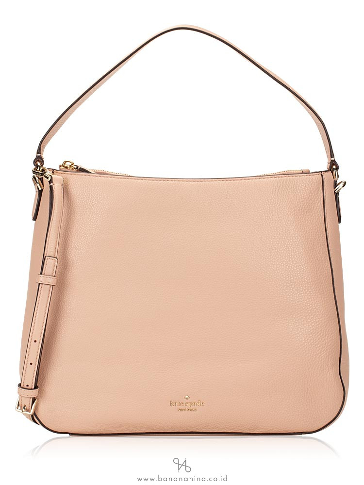 KATE SPADE Jackson Double Compact Shoulder Bag Warm Vellum