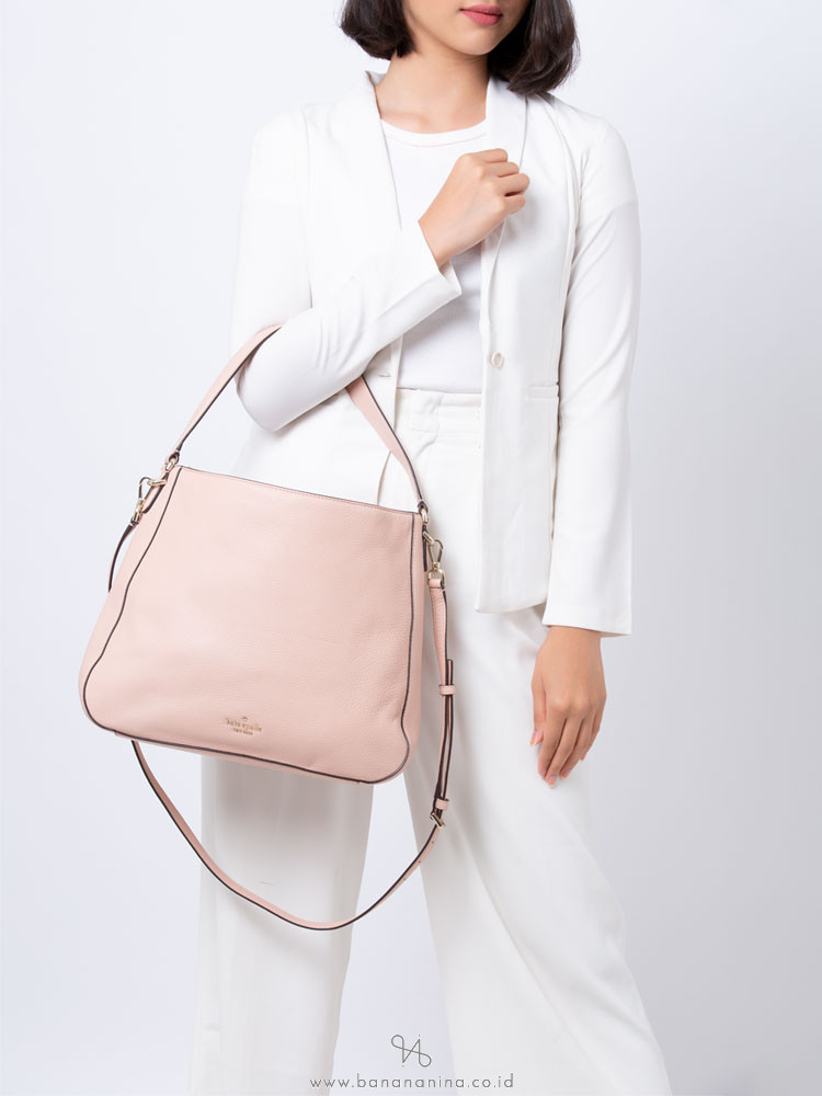 KATE SPADE Jackson Double Compact Shoulder Bag Warm Vellum