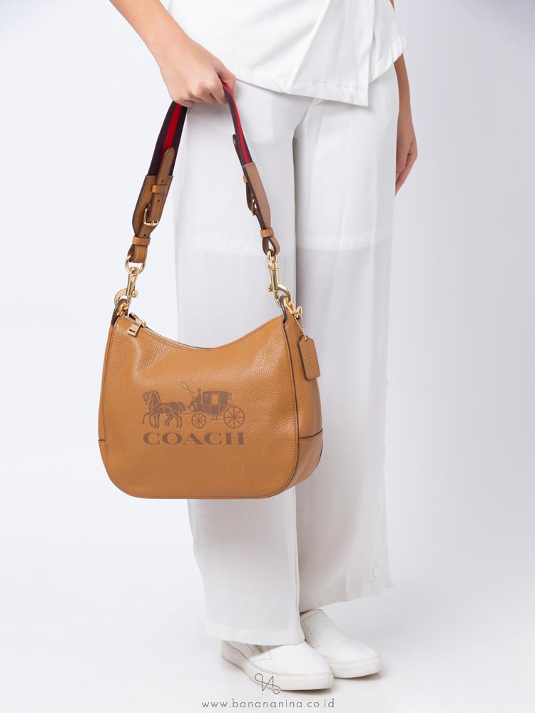 Coach leather jes hot sale hobo