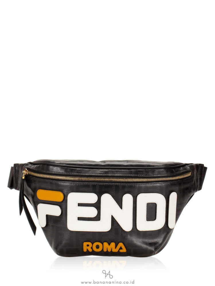 FENDI Mania Belt Bag FF Black