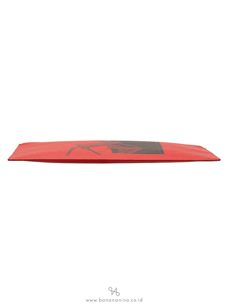 GIVENCHY Bambi Printed Large Pouch Red