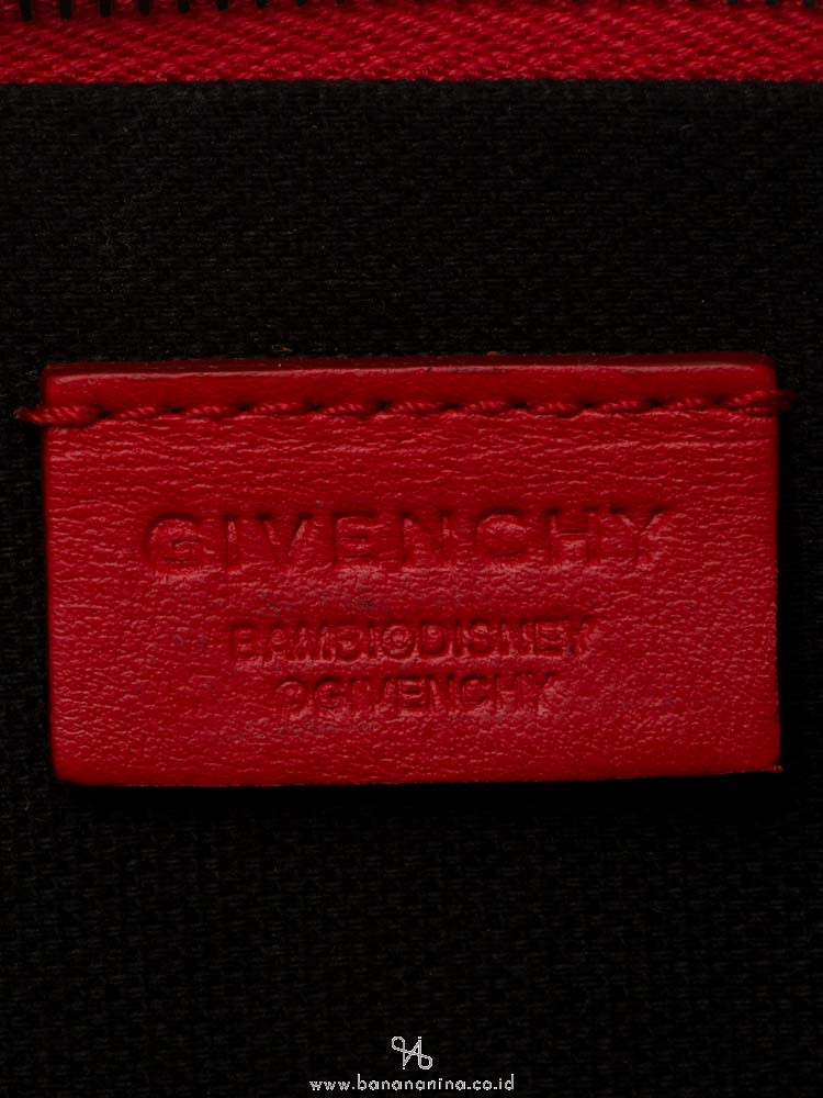 GIVENCHY Bambi Printed Large Pouch Red