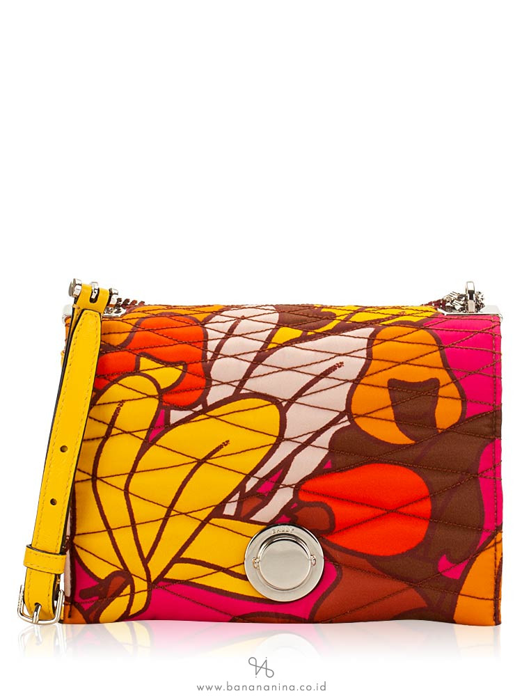 BALLY Flower Nylon Crossbody Multicolor