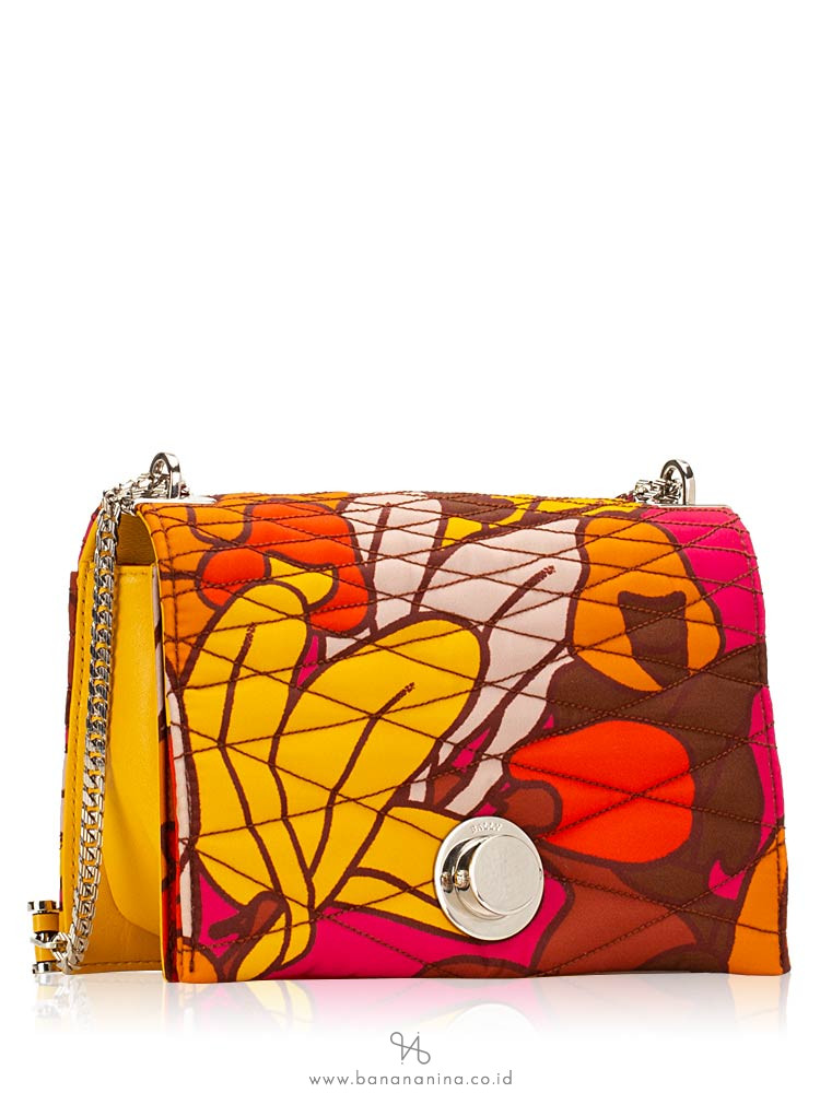 BALLY Flower Nylon Crossbody Multicolor