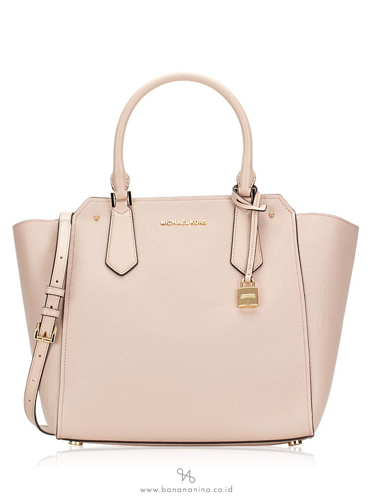 MICHAEL KORS Hayes Leather Large NS Tote Ballet