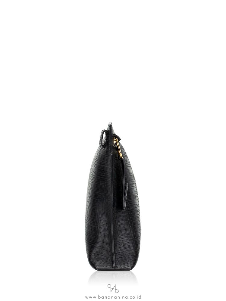 LOEWE T Pouch Linen Black