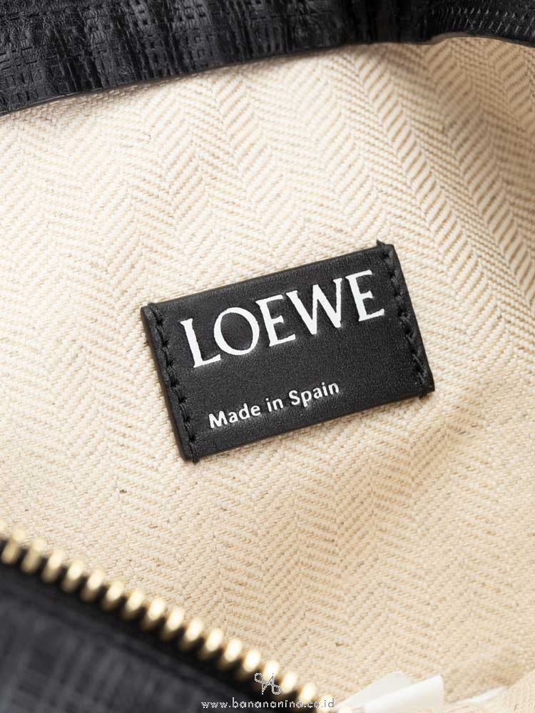 LOEWE T Pouch Linen Black