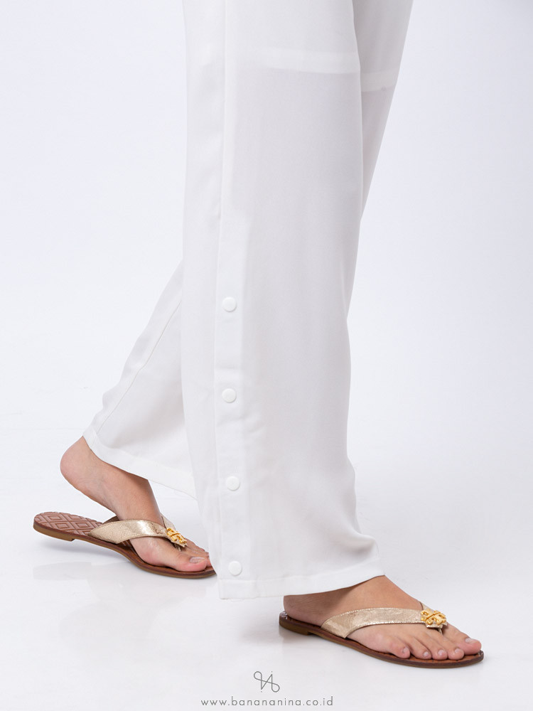 TORY BURCH Maybell Metallic Thong Sandal Rosegold Sz 6.5