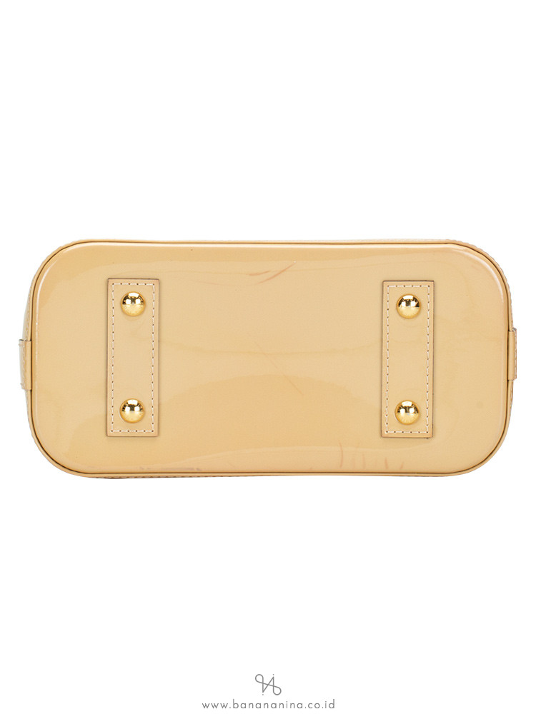 LOUIS VUITTON Monogram Vernis Alma BB Dune