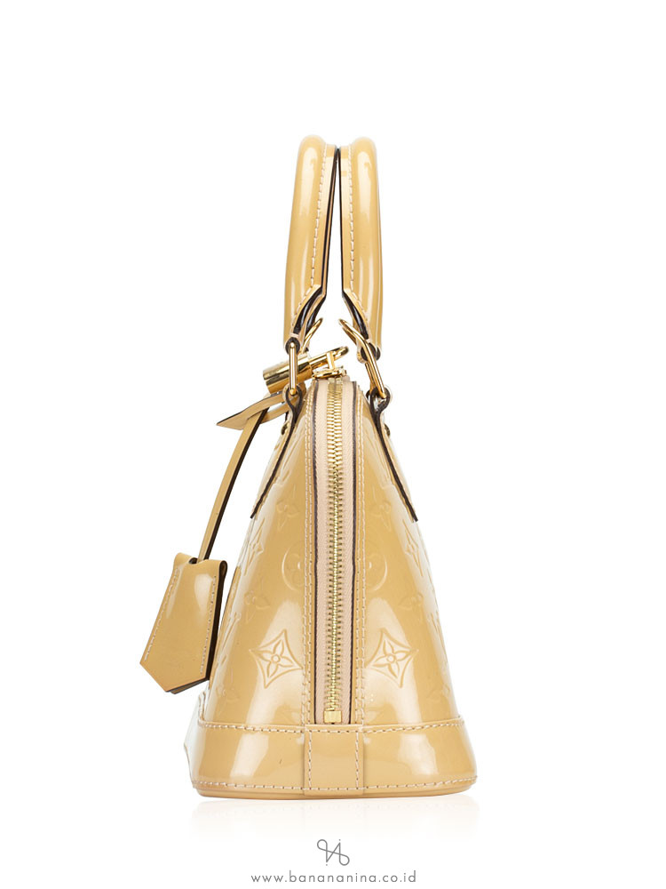 LOUIS VUITTON Monogram Vernis Alma BB Dune