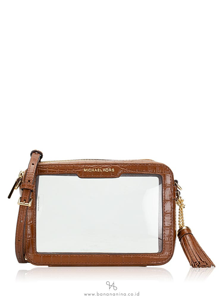 michael kors clear camera bag