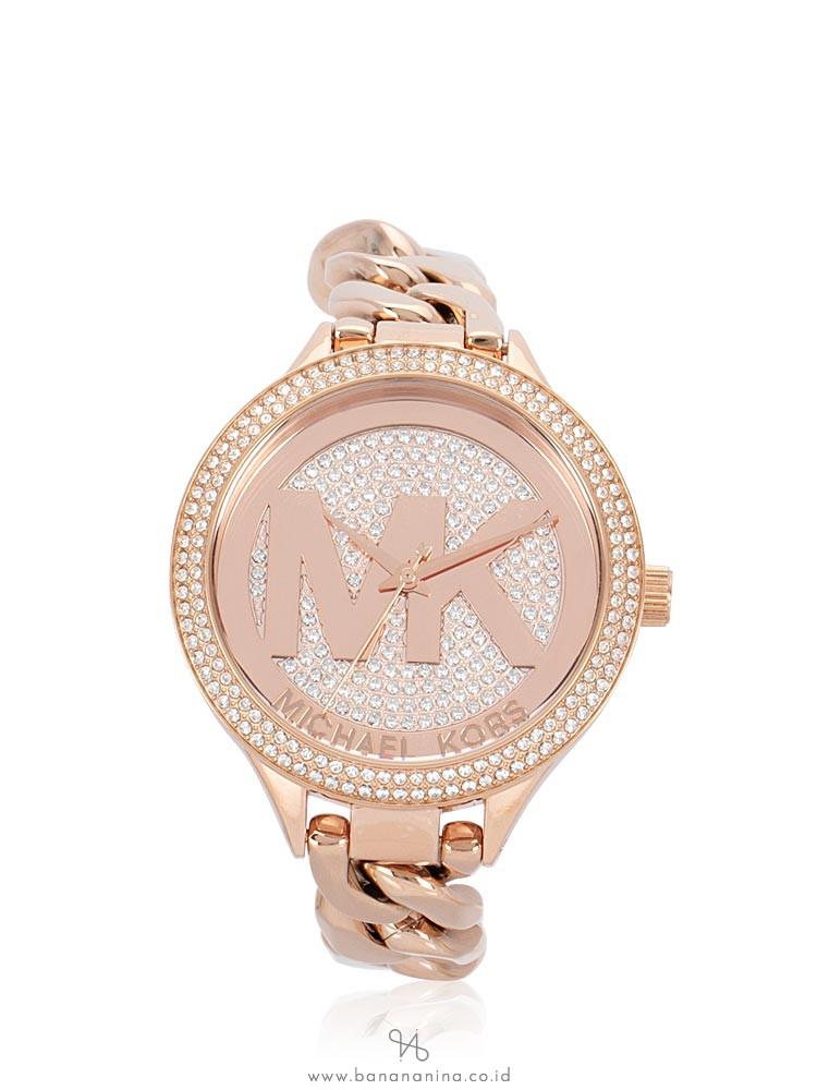 MICHAEL KORS MK3475 Parker Crystal Bracelet Rosegold
